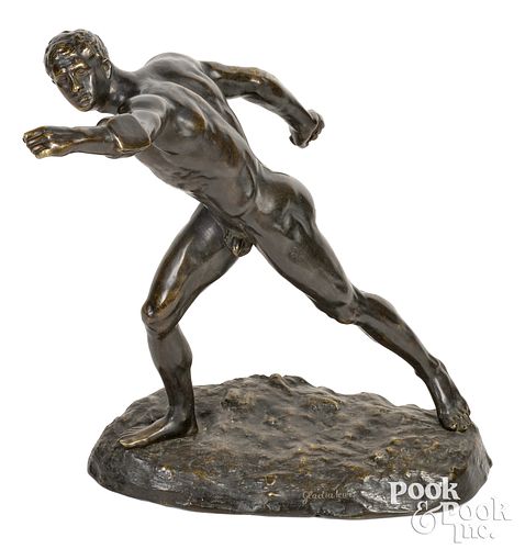 BRONZE THE BORGHESE GLADIATOR,