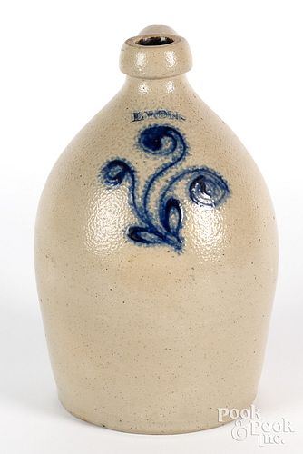 NEW YORK STONEWARE JUG, 19TH C.,