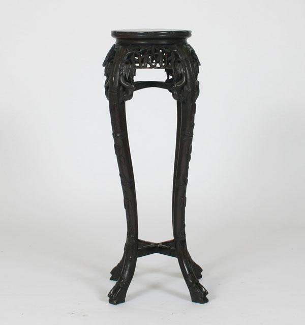 Vintage Chinese plant stand; openwork