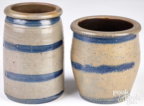 TWO WESTERN PENNSYLVANIA STONEWARE 30f065