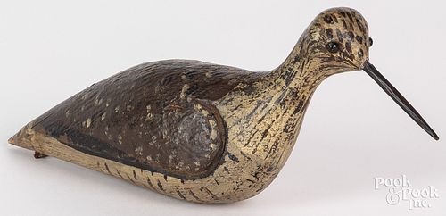 CARVED AND PAINTED SHOREBIRD DECOY  30f088