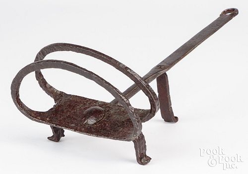 DIMINUTIVE WROUGHT IRON REVOLVING