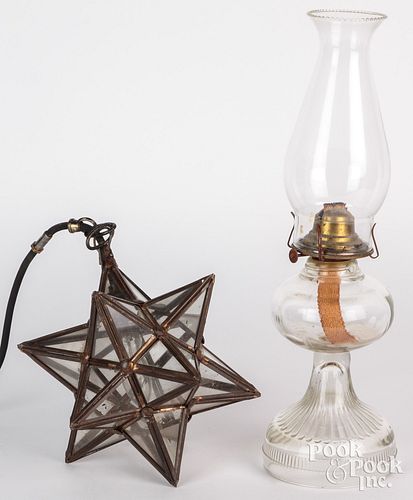 MORAVIAN STAR HANGING LIGHT EARLY 30f0f8