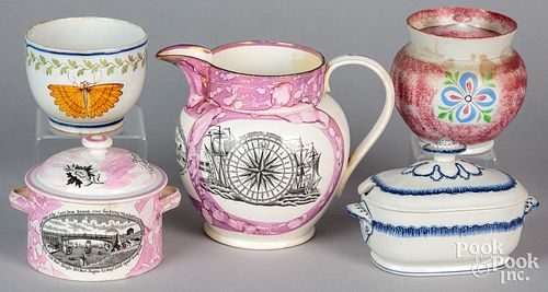 MISCELLANEOUS PORCELAIN, 19TH C.Miscellaneous