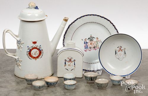 GROUP OF EXPORT PORCELAIN, 19TH