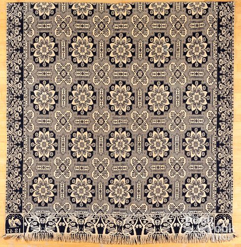 INDIANA JACQUARD COVERLET DATED 30f1a5
