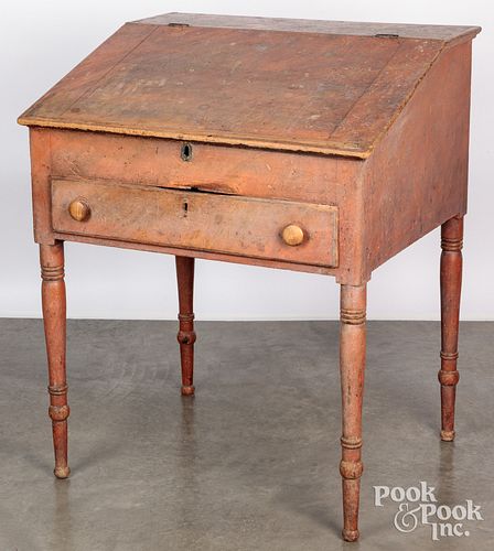 PENNSYLVANIA PAINTED PINE WORK DESK,