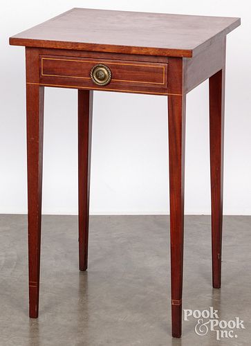 FEDERAL WALNUT ONE DRAWER STAND  30f270