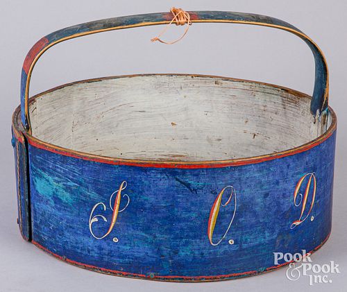 SCANDINAVIAN PAINTED BENTWOOD CARRIER  30f2d1