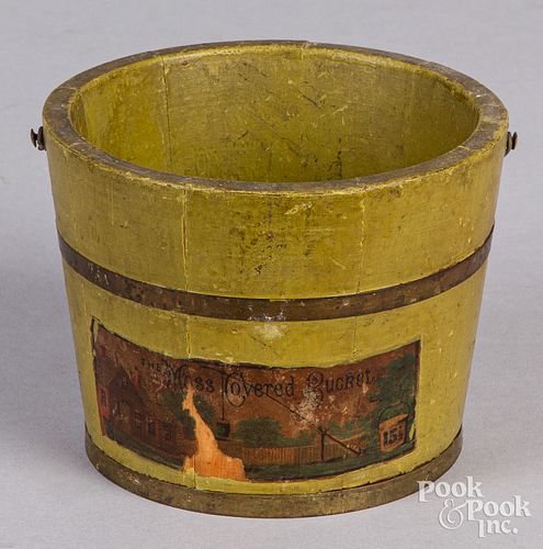 MASSACHUSETTS PAINTED BERRY BUCKET  30f301