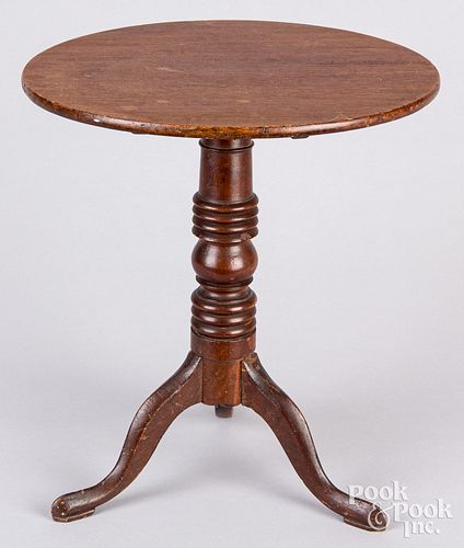 MINIATURE WALNUT TEA TABLE EARLY 30f338