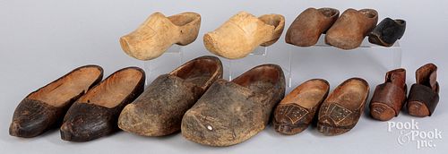 WOODEN CLOGS.Wooden clogs.