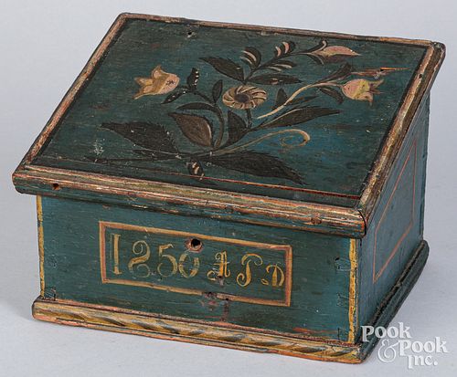 SCANDINAVIAN PAINTED DESK BOX,