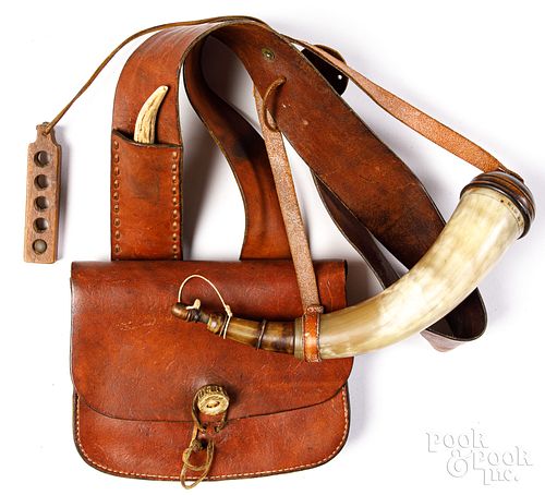 CONTEMPORARY LEATHER HUNTING BAG