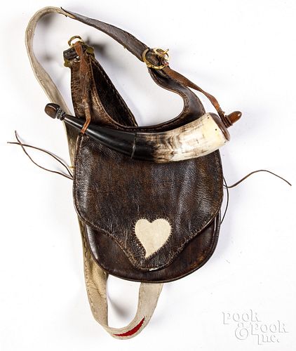 CONTEMPORAY LEATHER HUNTING BAG