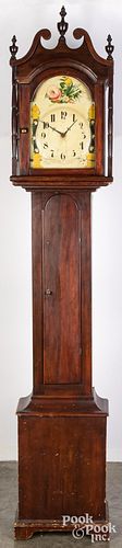 NEW ENGLAND STAINED PINE TALL CASE