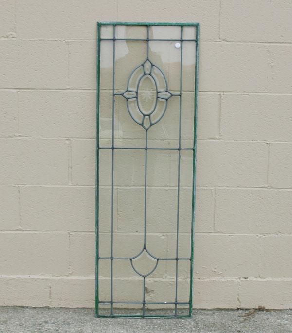 Victorian beveled leaded glass window.