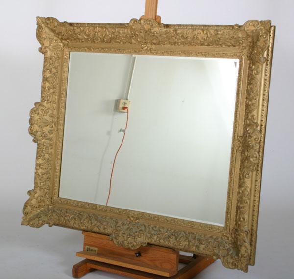 Large ornate Victorian mirror  4e57c