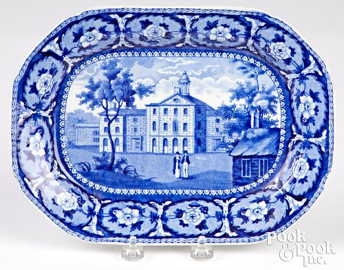 HISTORICAL BLUE STAFFORDSHIRE SMALL