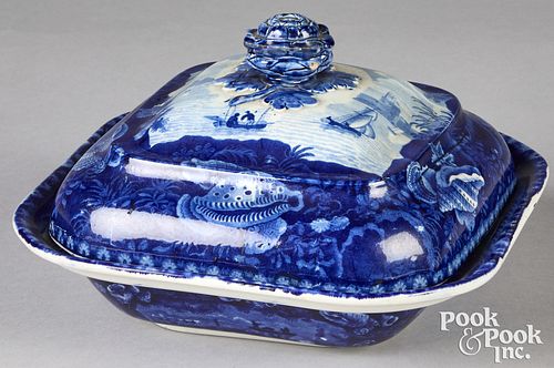 HISTORICAL BLUE STAFFORDSHIRE COVERED 30f791
