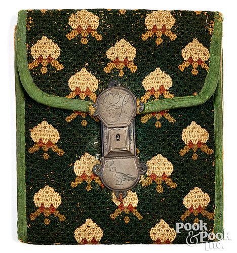 SMALL EMBROIDERED POCKET BOOK,