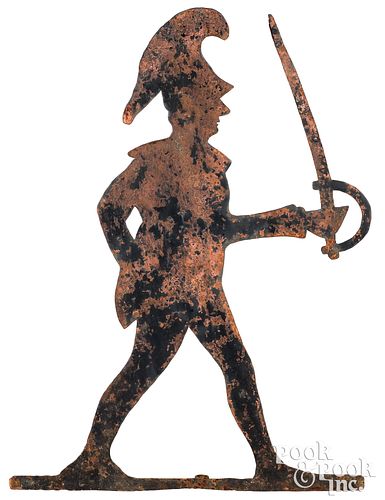 SHEET IRON HESSIAN SOLDIER WEATHERVANE,