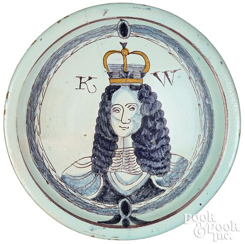 ENGLISH DELFTWARE KING WILLIAM