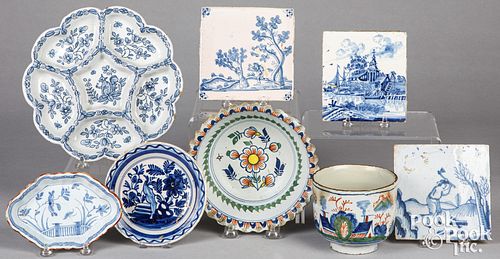 GROUP OF DELFTWARE 18TH C Group 30f878