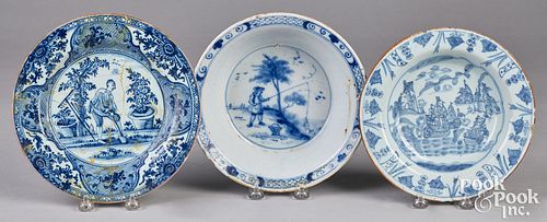 BLUE AND WHITE DELFTWARE 18TH 30f8aa