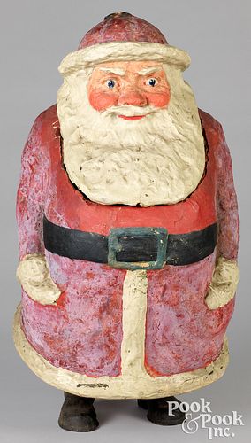 LARGE PAPIER-MâCHé SANTA CLAUS STORE