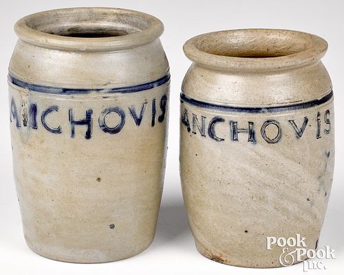 TWO CONTINENTAL STONEWARE ANCHOVIES 30f92e