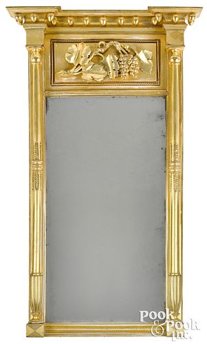 LARGE FEDERAL GILTWOOD PIER MIRROR  30f962