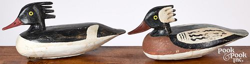 PAIR OF DOUG JESTER STYLE MERGANSER 30f96d