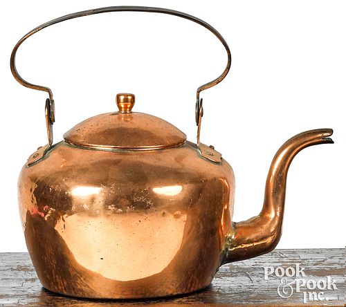 PENNSYLVANIA COPPER TEA KETTLE,