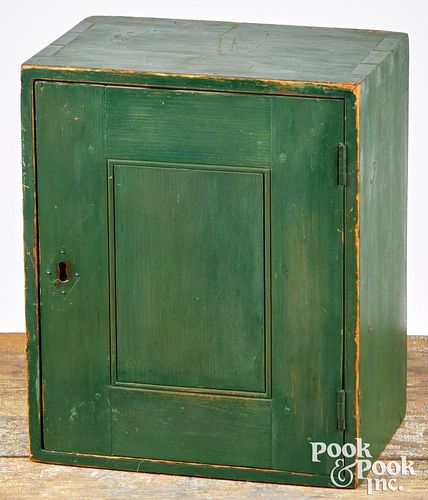 PAINTED PINE HANGING CUPBOARD  30fa23