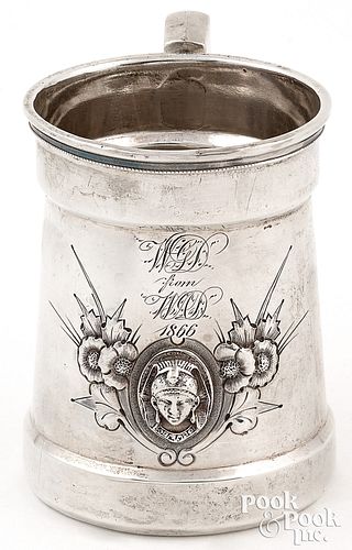 NEW YORK COIN SILVER CHILD'S CUP,
