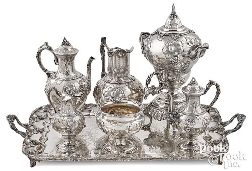 NEW YORK SILVER TEA AND COFFEE SERVICENew