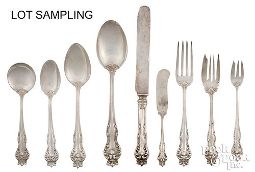 HOWARD STERLING SILVER FLATWARE 30face