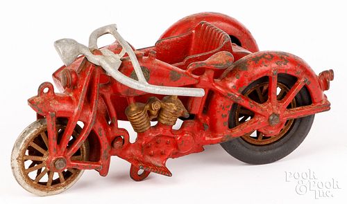 HUBLEY CAST IRON MOTORCYCLE WITH 30d452