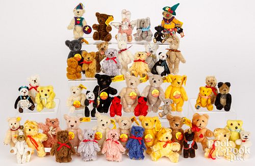 LARGE GROUP OF MINIATURE TEDDY
