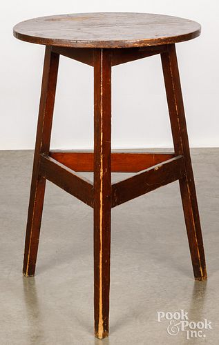 PINE OCCASIONAL TABLE, 19TH C.Pine