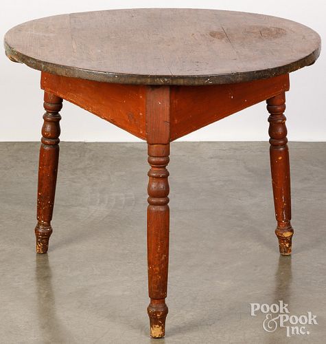 PAINTED PINE CENTER TABLE LATE 30d542