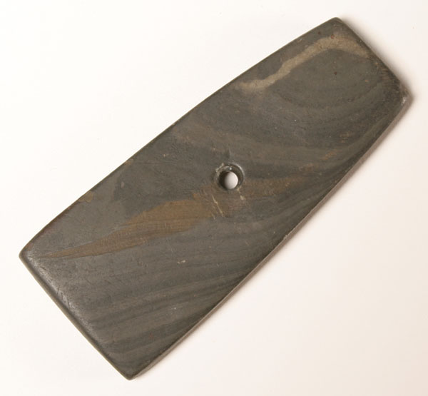 Fine banded slate pendant Found 4e224