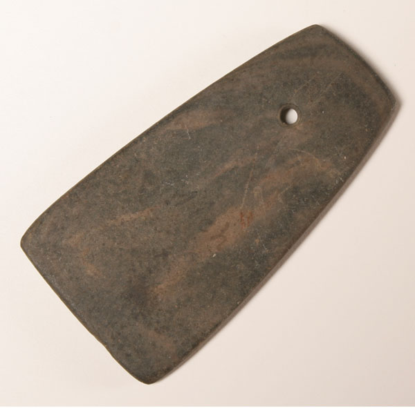 Slate trapezoidal pendant from