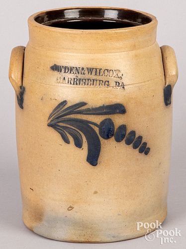 PENNSYLVANIA STONEWARE CROCK, 19TH