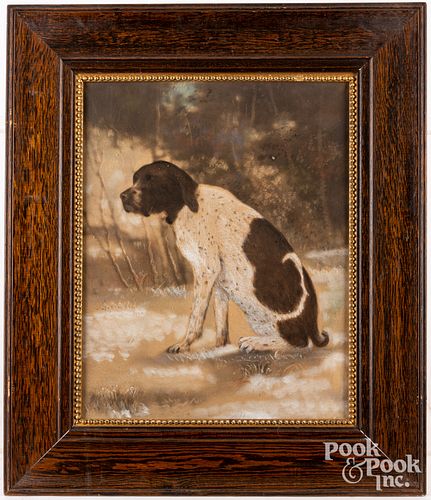 VICTORIAN PASTEL OF A DOGVictorian 30d66e