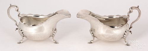 PAIR OF ENGLISH STERLING SILVER