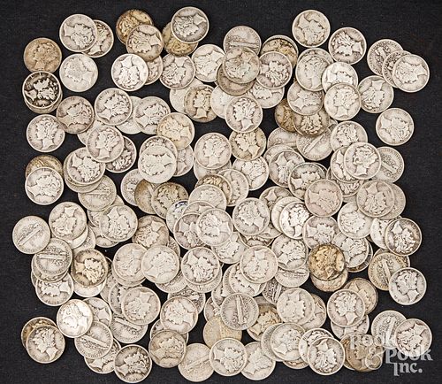 SILVER MERCURY DIMES, 14 OZT.Silver