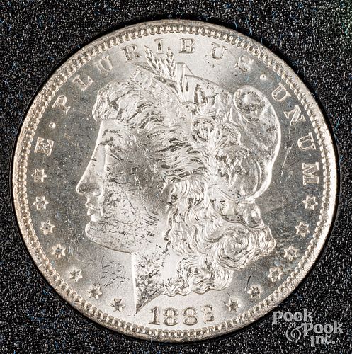 1882 CC UNCIRCULATED MORGAN SILVER 30d7de