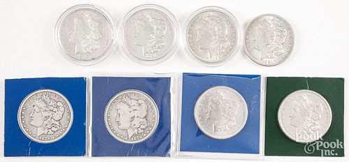 EIGHT MORGAN SILVER DOLLARSEight